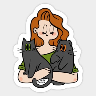 The Cat Mom Sticker